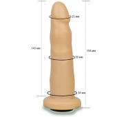 Телесная насадка Harness - 15,8 см. - LOVETOY (А-Полимер) - купить с доставкой в Абакане