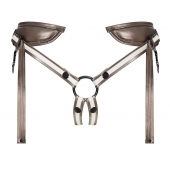 Бронзовый пояс для насадок Desirous Harness - Strap-on-me - купить с доставкой в Абакане