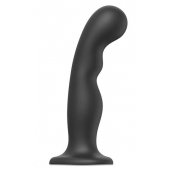 Черная насадка Strap-On-Me Dildo Plug P G size XXL - Strap-on-me - купить с доставкой в Абакане
