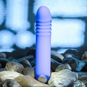 Фиолетовый светящийся G-стимулятор The G-Rave - 15,1 см. - Evolved
