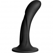 Черная изогнутая насадка Vac-U-Lock G-Spot - 16,5 см. - Doc Johnson - купить с доставкой в Абакане