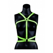 Портупея Body Harness с неоновым эффектом - размер L-XL - Shots Media BV - купить с доставкой в Абакане