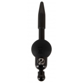 Черный уретральный вибростимулятор Vibrating Penis Plug - Orion - купить с доставкой в Абакане