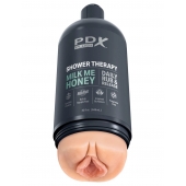 Телесный мастурбатор-вагина Shower Therapy Milk Me Honey - Pipedream - в Абакане купить с доставкой