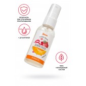 Съедобная гель-смазка Yovee «Двойной соблазн» с Д-пантенолом и вкусом клубники и дыни - 50 мл. - ToyFa - купить с доставкой в Абакане