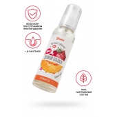 Съедобная гель-смазка Yovee «Двойной соблазн» с Д-пантенолом и вкусом клубники и дыни - 100 мл. - ToyFa - купить с доставкой в Абакане