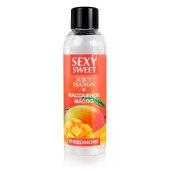 Массажное масло Sexy Sweet Juicy Mango с феромонами и ароматом манго - 75 мл. - Биоритм - купить с доставкой в Абакане
