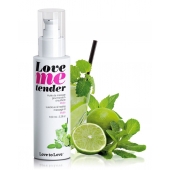 Съедобное согревающее массажное масло Love Me Tender Mojito с ароматом мохито - 100 мл. - Love to Love - купить с доставкой в Абакане