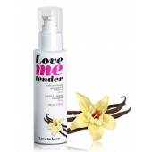 Съедобное согревающее массажное масло Love Me Tender Vanilla с ароматом ванили - 100 мл. - Love to Love - купить с доставкой в Абакане