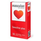 Презервативы Masculan Sensitive plus - 10 шт. - Masculan - купить с доставкой в Абакане