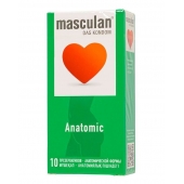 Презервативы анатомической формы Masculan Anatomic - 10 шт. - Masculan - купить с доставкой в Абакане