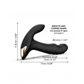 Черный вибромассажер простаты Multi P-Joy с 3 моторами - Dorcel - в Абакане купить с доставкой
