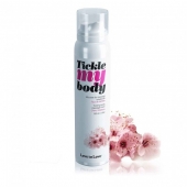 Массажная хрустящая пенка Tickle My Body Cherry Blossom с ароматом вишневого цвета - 150 мл. - Love to Love - купить с доставкой в Абакане