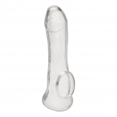 Прозрачная насадка на пенис Transparent Penis Enhancing Sleeve Extension - 15,9 см. - BlueLine - в Абакане купить с доставкой