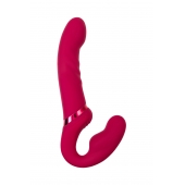 Малиновый безремневой страпон Lapis - 23 см. - Lovense - купить с доставкой в Абакане