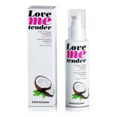 Съедобное согревающее массажное масло Love Me Tender Cocos с ароматом кокоса - 100 мл. - Love to Love - купить с доставкой в Абакане