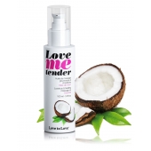 Съедобное согревающее массажное масло Love Me Tender Cocos с ароматом кокоса - 100 мл. - Love to Love - купить с доставкой в Абакане