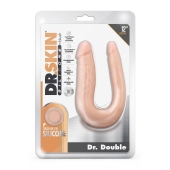 Телесный анально-вагинальный фаллоимитатор Dr. Double - 31,8 см. - Blush Novelties