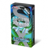 Презервативы Sagami Xtreme Mint с ароматом мяты - 10 шт. - Sagami - купить с доставкой в Абакане