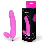 Розовый безремневой страпон Sexy Friend - 1137 - купить с доставкой в Абакане