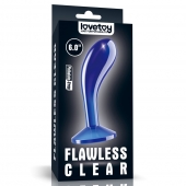 Синяя анальная втулка Flawless Clear Prostate Plug 6.0 - 15 см. - Lovetoy - в Абакане купить с доставкой