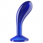 Синяя анальная втулка Flawless Clear Prostate Plug 6.0 - 15 см. - Lovetoy - в Абакане купить с доставкой