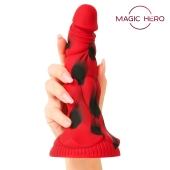 Красный фантазийный фаллоимитатор - 20 см. - Bior toys