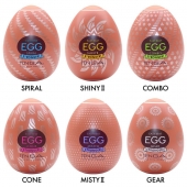Набор из 6 мастурбаторов-яиц Tenga Egg Variety Pack V - Tenga - в Абакане купить с доставкой