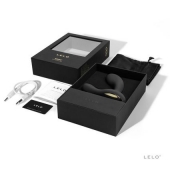 Чёрный перезаряжаемый стимулятор простаты Bruno Black - Lelo - в Абакане купить с доставкой