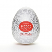Мастурбатор-яйцо Keith Haring EGG PARTY - Tenga - в Абакане купить с доставкой