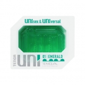 Зеленый мастурбатор-стимулятор Tenga Uni Emerald - Tenga - в Абакане купить с доставкой