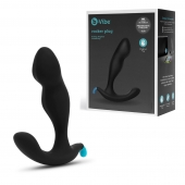 Черный утяжеленный анальный стимулятор Rocker Plug - 12 см. - b-Vibe - в Абакане купить с доставкой