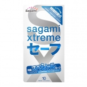 Презервативы Sagami Xtreme Ultrasafe с двойным количеством смазки - 10 шт. - Sagami - купить с доставкой в Абакане