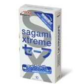 Презервативы Sagami Xtreme Ultrasafe с двойным количеством смазки - 10 шт. - Sagami - купить с доставкой в Абакане