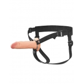 Полый страпон на ремнях 6’’ Hollow Silicone Strap-on - Pipedream - купить с доставкой в Абакане