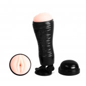 Мастурбатор-вагина Flora с присоской в основании - Baile - в Абакане купить с доставкой