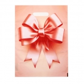 Пакет с принтом в виде банта с вырубной ручкой (30х40 см) - Сима-Ленд - купить с доставкой в Абакане