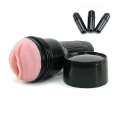 Мастурбатор-вагина Fleshlight - Vibro Pink Lady Touch с вибрацией - Fleshlight - в Абакане купить с доставкой