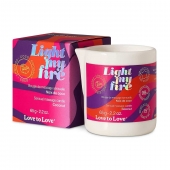 Массажная свеча Light My Fire Coconut с ароматом кокоса - 65 гр. - Love to Love - купить с доставкой в Абакане