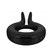 Черное эрекционное кольцо Marry Me Rechargeable Vibrating Cockring - Adrien Lastic - в Абакане купить с доставкой