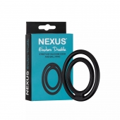 Черное двойное эрекционное кольцо Nexus Enduro Double - Nexus Range - в Абакане купить с доставкой