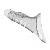 Прозрачная насадка на пенис - 22 см. - Baile - в Абакане купить с доставкой