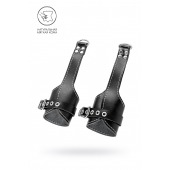 Черные подвесы с белой строчкой - Pecado - купить с доставкой в Абакане