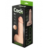 Телесный фаллоудлинитель с мошонкой Cock Next - 17 см. - LOVETOY (А-Полимер) - в Абакане купить с доставкой