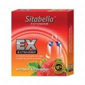 Стимулирующая насадка Sitabella Extender  Клубника - Sitabella - купить с доставкой в Абакане