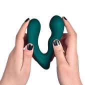 Темно-бирюзовый вибромассажер простаты Solstice X - Magic Motion - в Абакане купить с доставкой