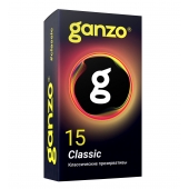 Классические презервативы с обильной смазкой Ganzo Classic - 15 шт. - Ganzo - купить с доставкой в Абакане