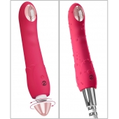 Малиновая насадка на душ с вибрацией Showers to orgasm - 20,1 см. - Orion - купить с доставкой в Абакане