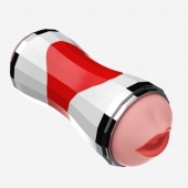 Двусторонний мастурбатор в колбе Power Grip Cup - вагина и ротик - Boys of Toys - в Абакане купить с доставкой