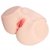 Мастурбатор-полуторс с двойным слоем материала Jenny Onahole Real Vagina - KOKOS - в Абакане купить с доставкой